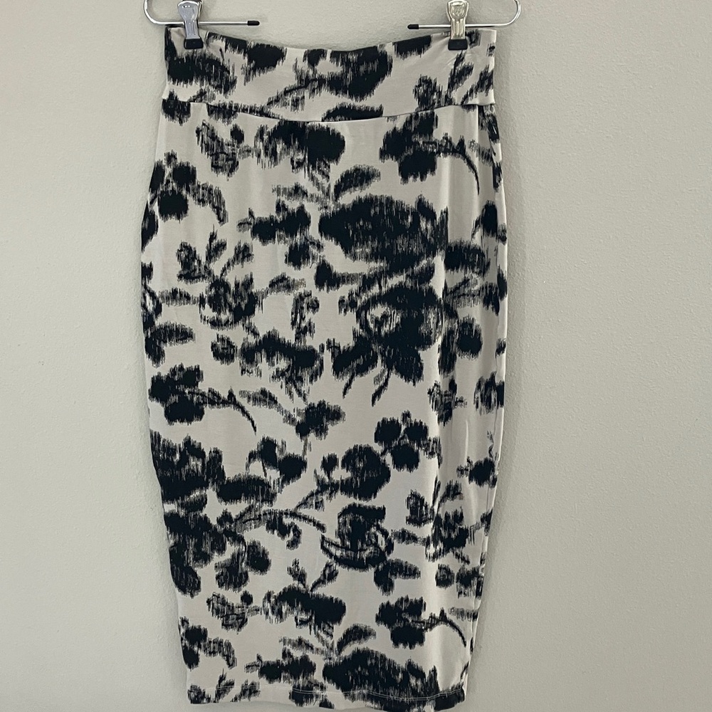 NWT Bryn Walker  Sloan Floral Print Jersey Pull on skirt